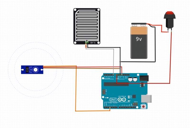 viral science project rain detection Circuit Diagram
